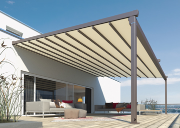 weinor PergoTex II – de pergola-zonwering voor ieder weertype