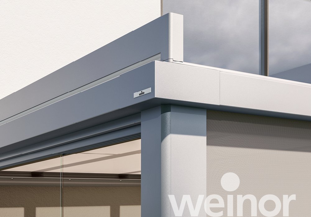weinor verticale zonweringen VertiTex II VertiPlus Close up, Met VertiPlus