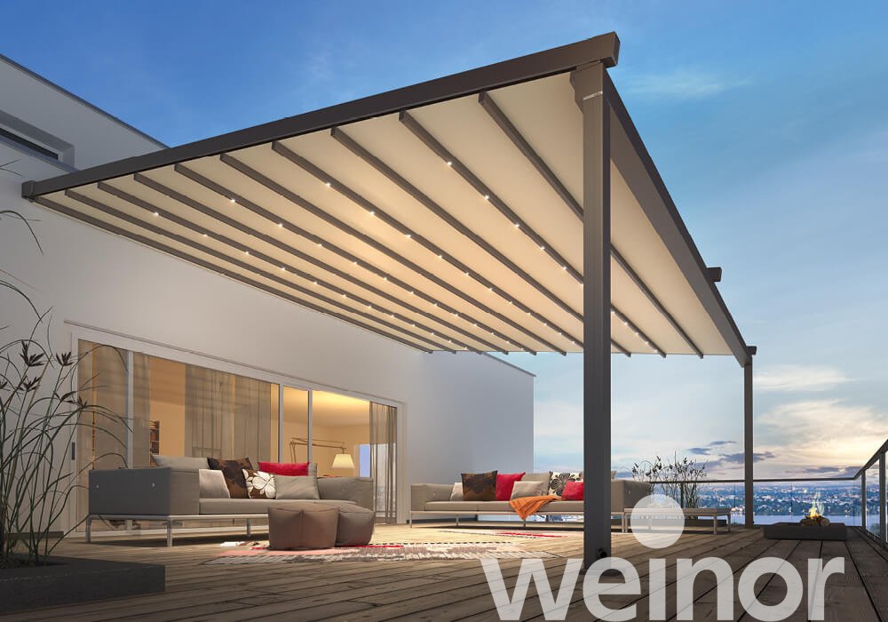 Pergola-zonwering weinor PergoTex II weinor PergoTex II inspiraties