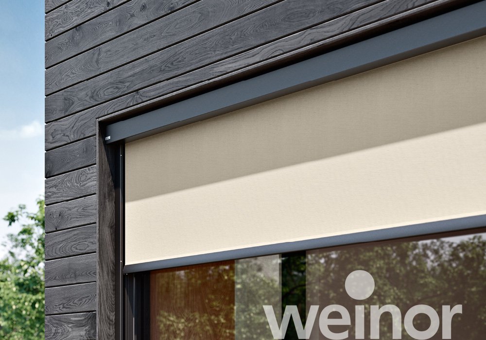 weinor verticale zonweringen VertiTex II Aan het raam