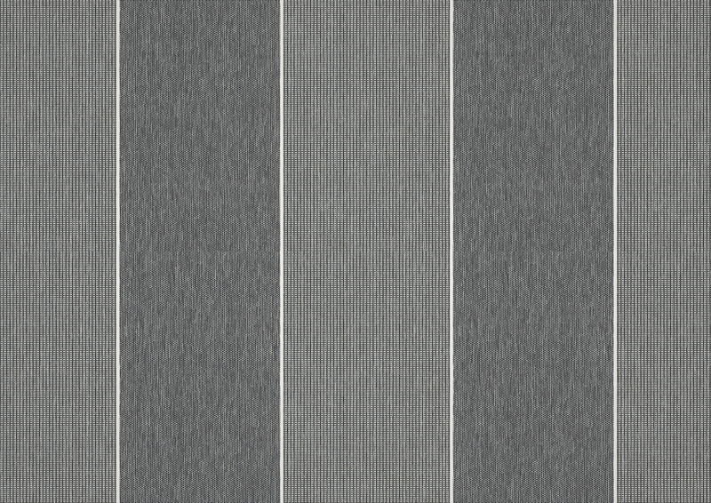 Zonweringdoek: pepper/white 20 (Dessinnr.: P | 6-385), Collectie: evermore, Aanzicht: Doorschijnend licht