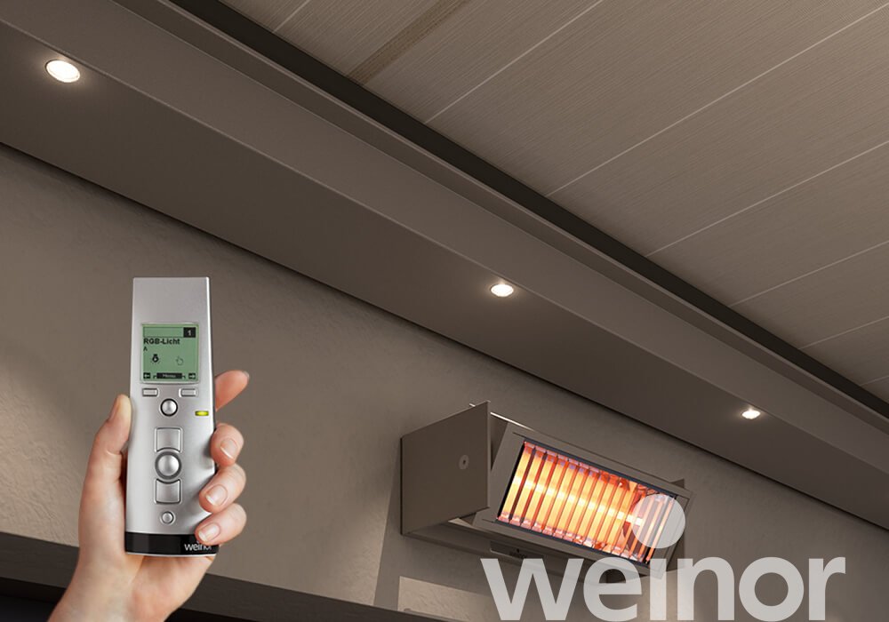 Serrezonwering weinor Sottezza met ledspots