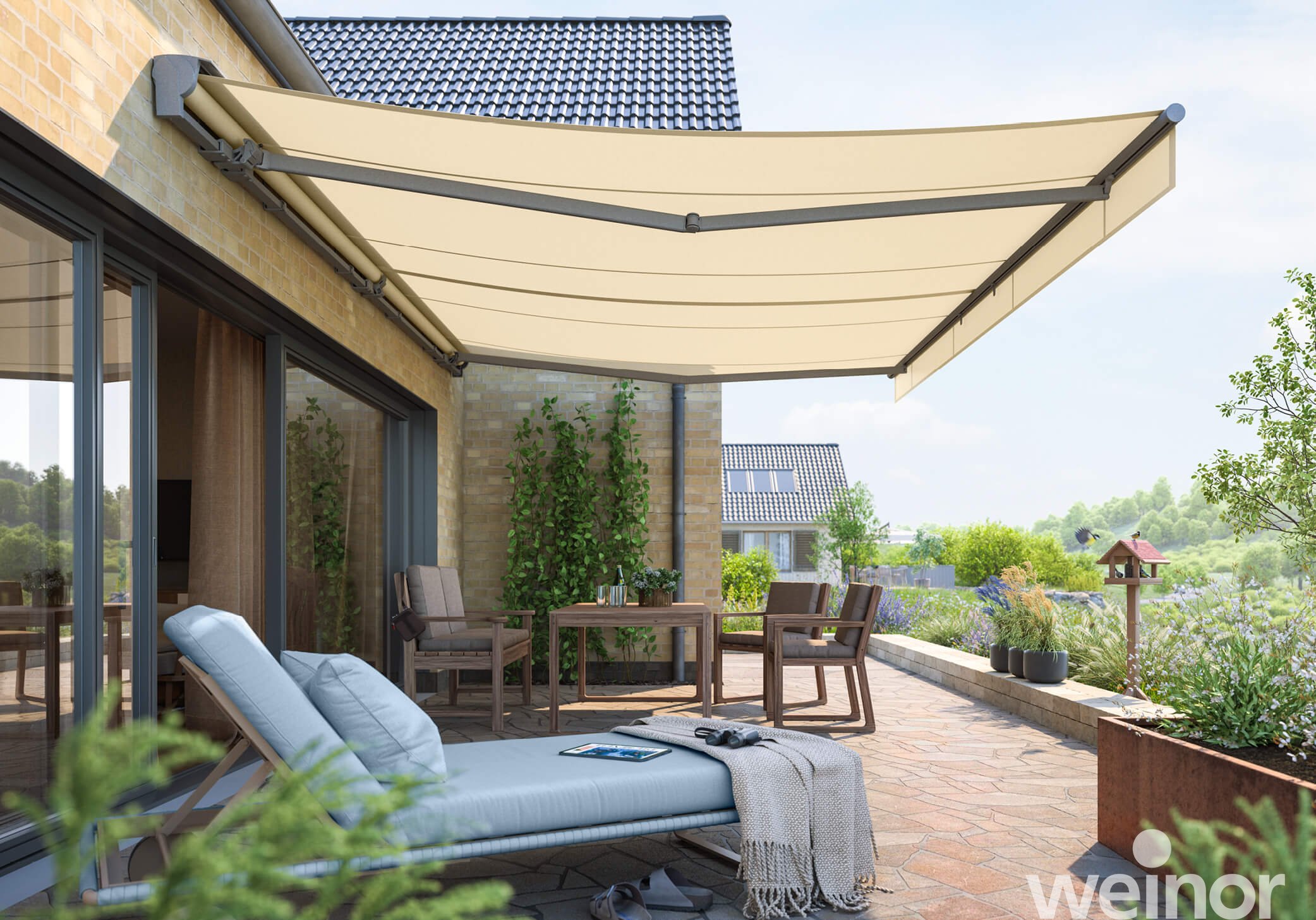 Zonnescherm weinor Topas met Dak
