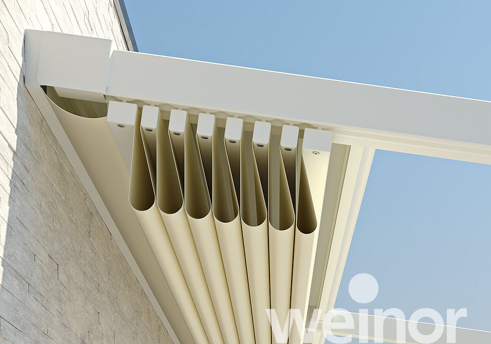 Pergola-zonwering weinor PergoTex II Ingestuurde positie