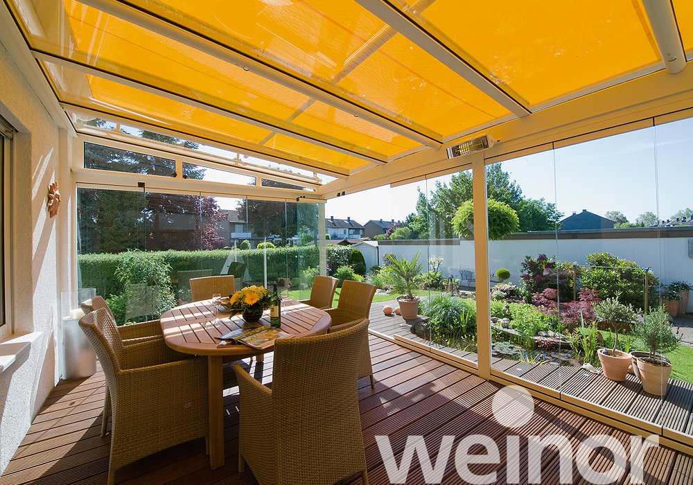 Glasoase® weinor bovengemonteerde zonwering