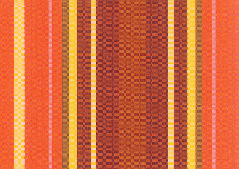 Zonweringdoek: cinnabar/yellow (Dessinnr.: A | 4-665), Collectie: hi hello!, Aanzicht: Direct licht