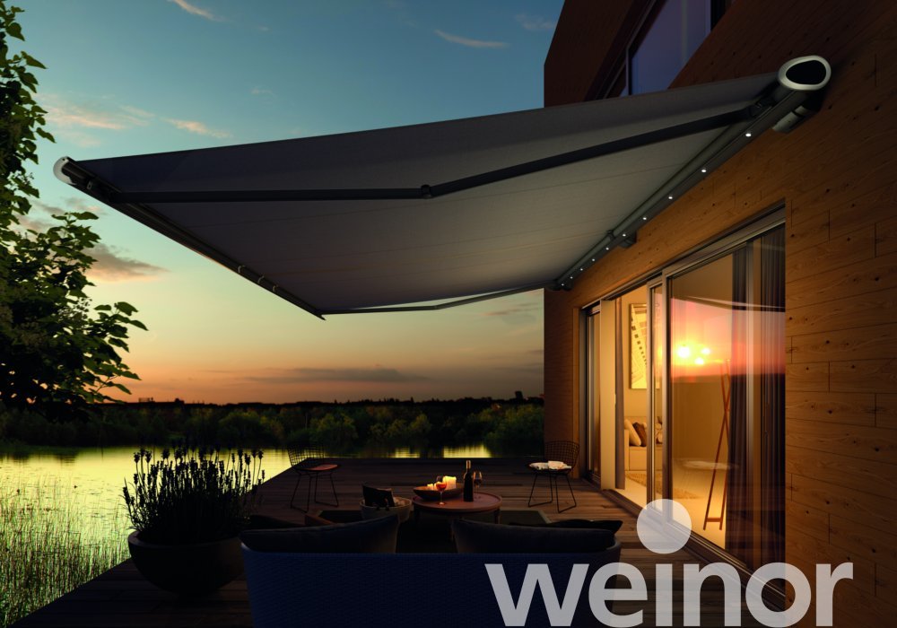 Zonneschermen weinor Semina Life met ledverlichting