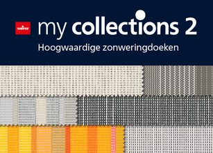 Textielmonsters in verschillende kleuren voor hoogwaardige zonweringdoeken. 