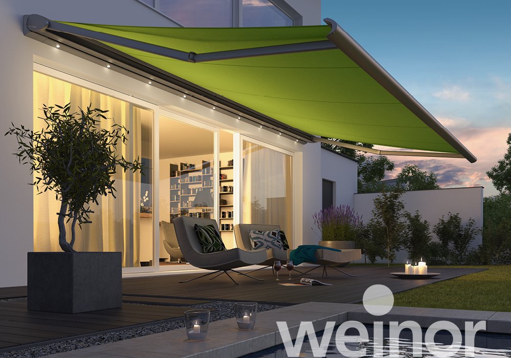 Zonneschermen weinor Cassita II met ledverlichting