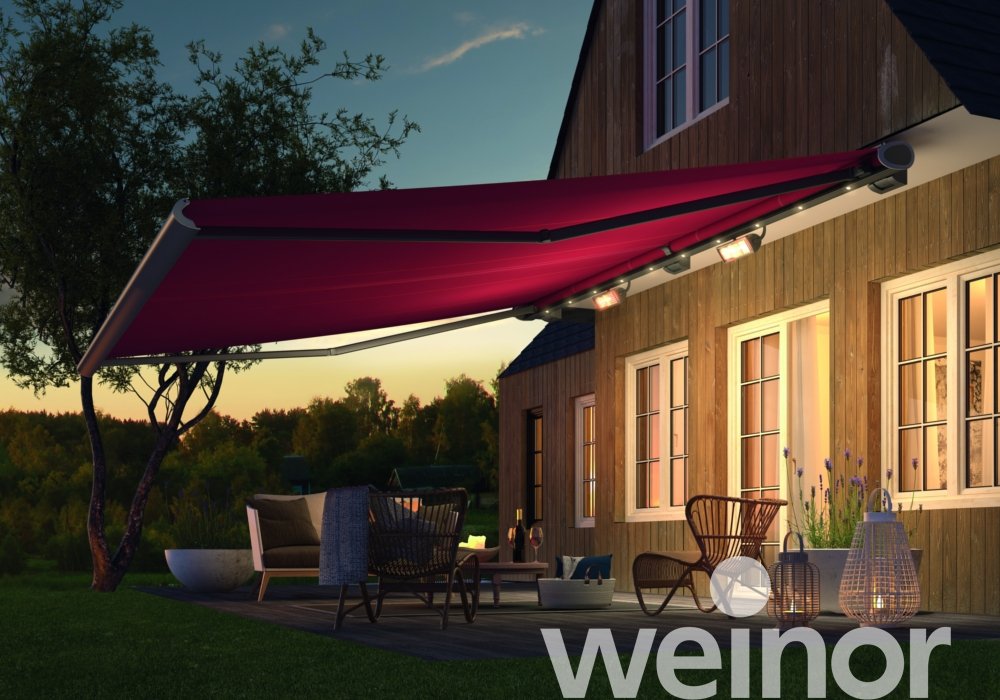 Zonneschermen weinor Semina Life met ledverlichting