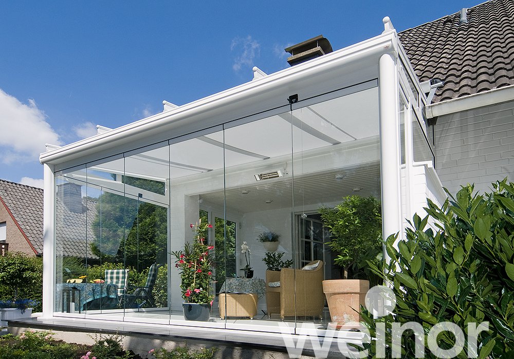 Glasoase® weinor ondergemonteerde zonwering
