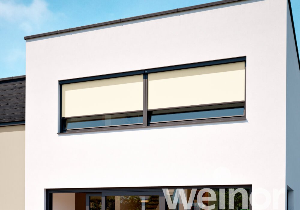 weinor verticale zonweringen VertiTex II Aan het raam