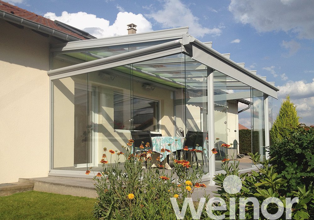 Glasoase® weinor ondergemonteerde zonwering