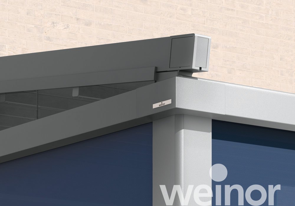 Pergola-zonwering weinor PergoTex II VertiPlus Modulariteit
