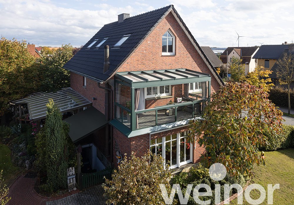 Terrasoverkapping van glas weinor Terrazza Sempra Glasoase®